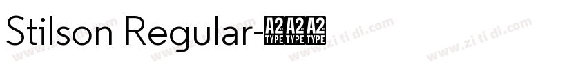 Stilson Regular字体转换 Stilson Regular字体转换